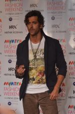 Hrithik Roshan walks for HRX at Myntra Fashion Weekend Finale in Mumbai on 5th Oct 2014